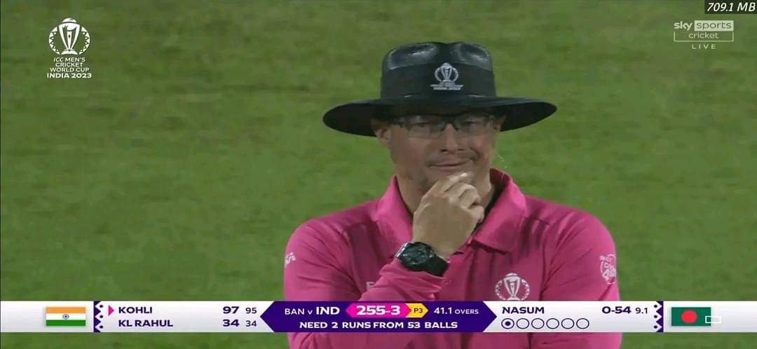F80LpJwaMAA3qtr Umpire Richard Kettleborough's Memes Break the Internet After Virat Kohli's Century