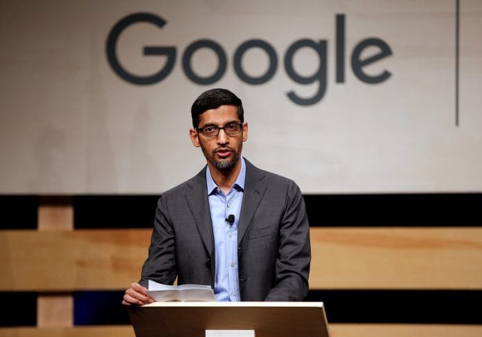 Sundar Pichai, google search