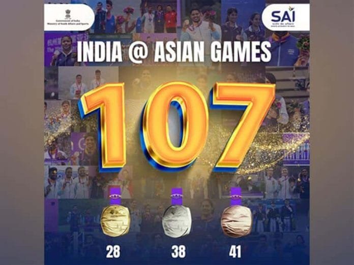 Asian Games | 107 Medals for India at Asian Games 2023