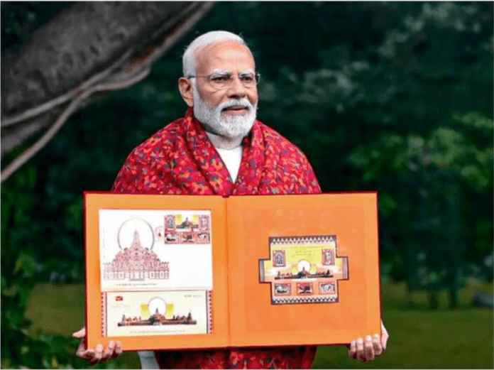 PM Modi Releases Commemorative Stamps Ahead Of Ram Temple Inauguration