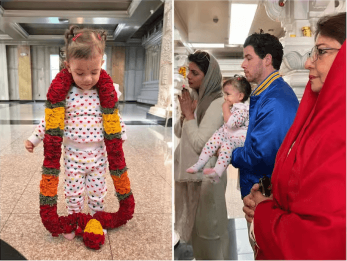 Priyanka Chopra, Nick Jonas Hold Special Puja For Daughter Malti's 2nd Birthday