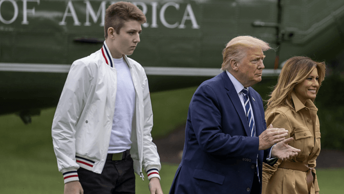 Donald Trump with Barron