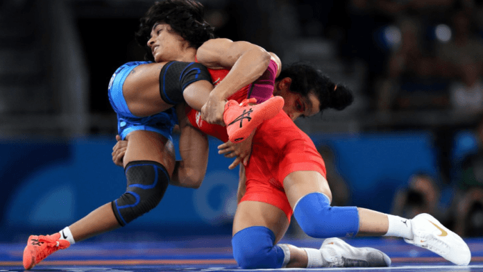 Indian Wrestling.