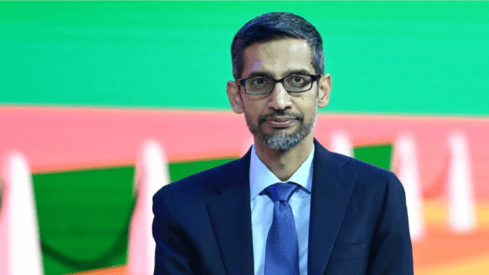 Google CEO sundar pichai