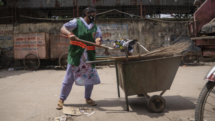 Sanitation worker