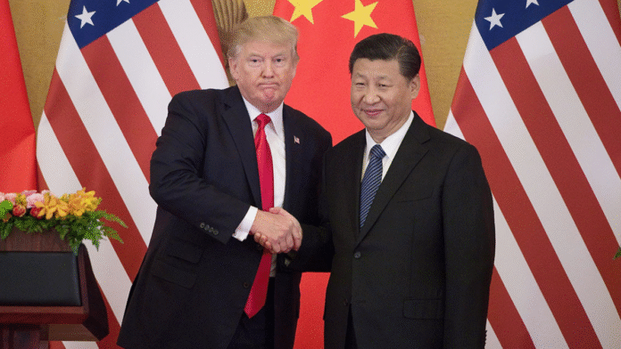 Donald Trump and Xi Jinping