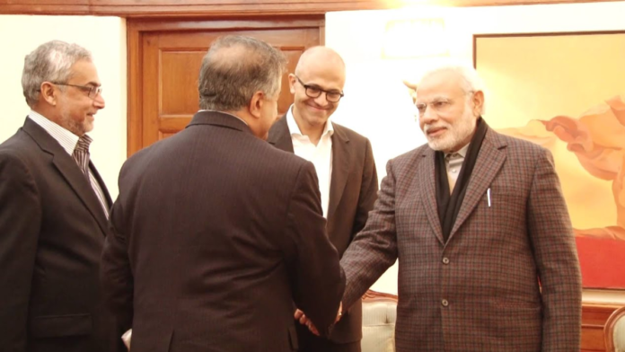 PM Modi Satyla Nadela